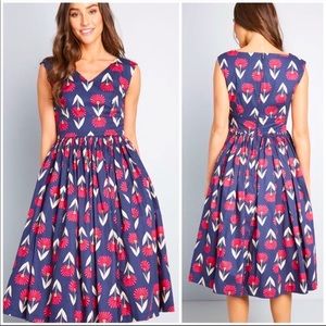 MOD LOTH fit and flare party dress